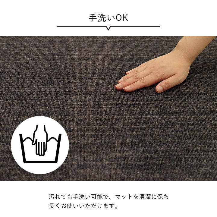 【新商品】デスクカーペット キッズルームマット デスクワークマット シンプル 撥水 約110×133cm 送料無料