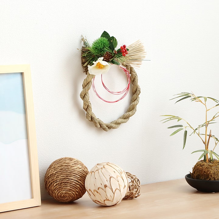 【新商品】い草 リース 雑貨 飾り 消臭効果 リッラクス効果 アレンジ 約20cm丸 送料無料