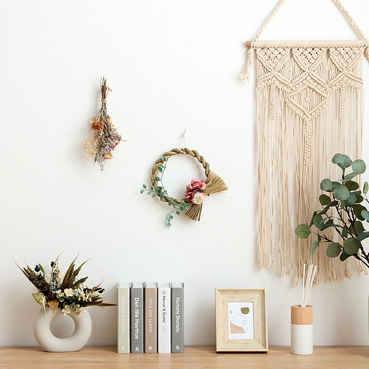 【新商品】い草 リース 雑貨 飾り 消臭効果 リッラクス効果 アレンジ 約20cm丸 送料無料