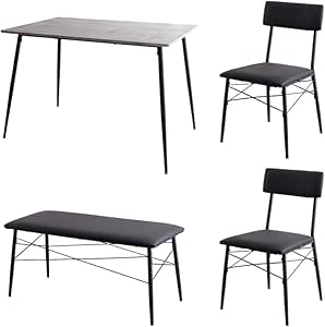 ダイニングテーブルセット 食卓 チェア 椅子 ベンチ 机 おしゃれ モダン ファミリー コンパクト 機能的 高品質 人気 スタイリッシュ 省スペース 家族 快適 北欧 リビング シンプル 送料無料