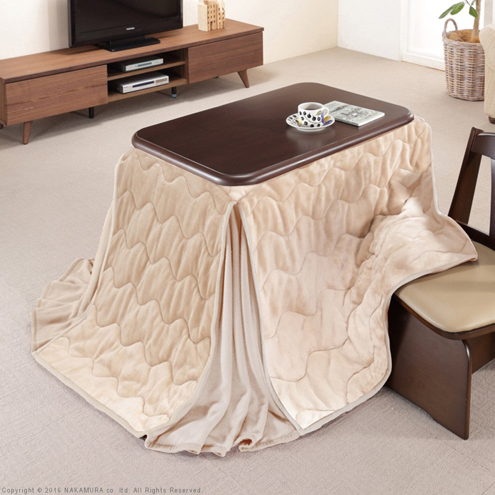 こたつ布団 長方形 はっ水リバーシブルお手入れラクラクダイニングこたつ布団 90x60cmこたつ用(252x222) 省スペース