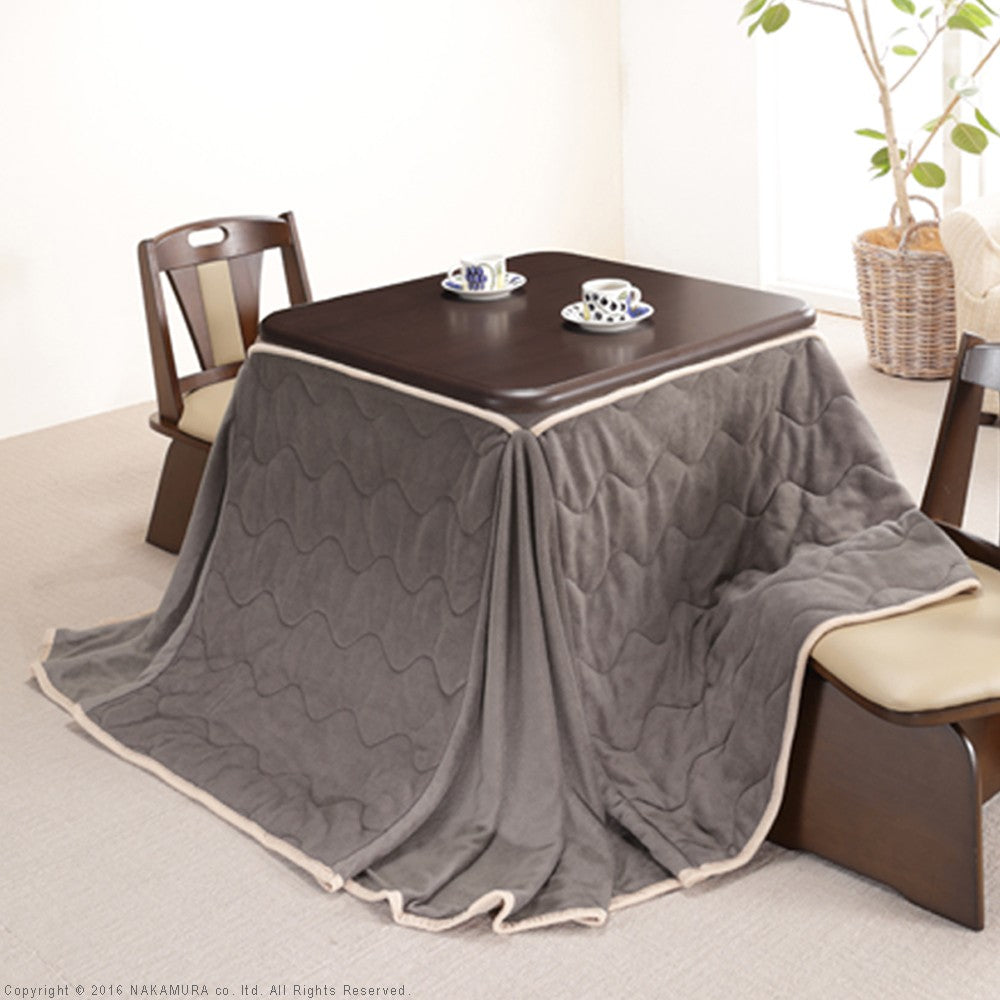 こたつ布団 正方形 はっ水リバーシブルお手入れラクラクダイニングこたつ布団 80x80cmこたつ用(242x242) 省スペース
