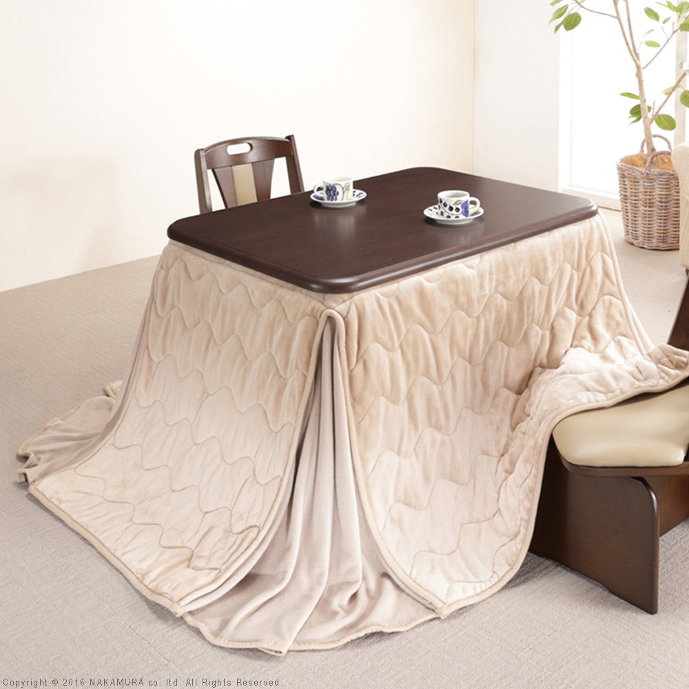 こたつ布団 長方形 はっ水リバーシブルお手入れラクラクダイニングこたつ布団 105x80cmこたつ用(267x242) 省スペース