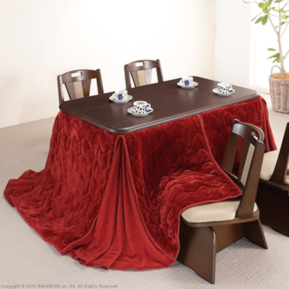 こたつ布団 長方形 はっ水リバーシブルお手入れラクラクダイニングこたつ布団 135x80cmこたつ用(297x242) 省スペース