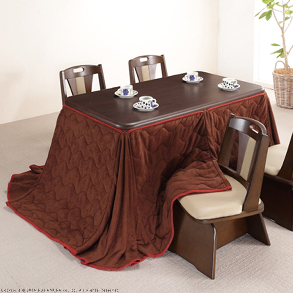 こたつ布団 長方形 はっ水リバーシブルお手入れラクラクダイニングこたつ布団 135x80cmこたつ用(297x242) 省スペース