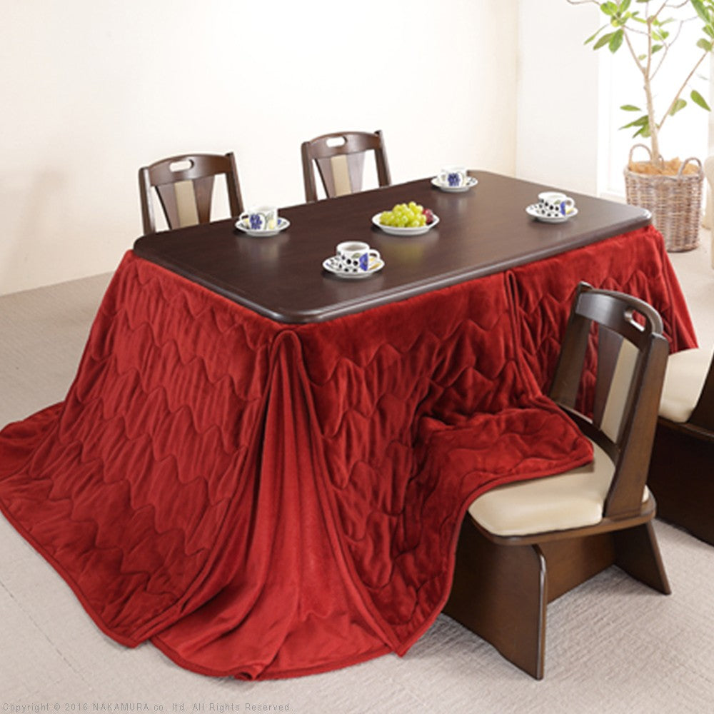 こたつ布団 長方形 はっ水リバーシブルお手入れラクラクダイニングこたつ布団 150x90cmこたつ用(312x252) 省スペース