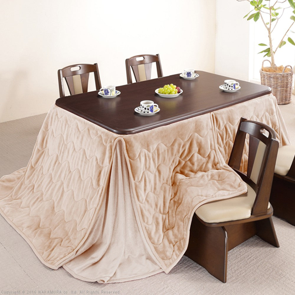 こたつ布団 長方形 はっ水リバーシブルお手入れラクラクダイニングこたつ布団 150x90cmこたつ用(312x252) 省スペース