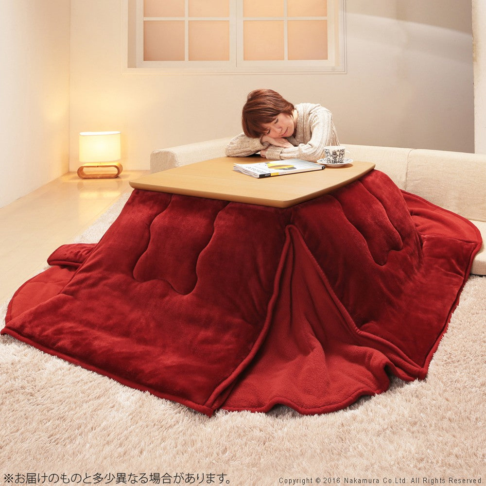 こたつ布団 省スペース はっ水リバーシブル省スペースこたつ布団 75x75cmこたつ用(185x185cm) 正方形