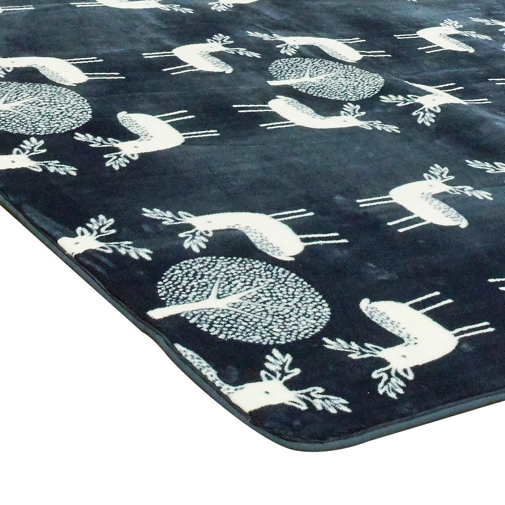 ホットカーペット カバー 2畳 186x186cm カバーのみ 北欧 床暖房対応 洗える 在宅ワーク