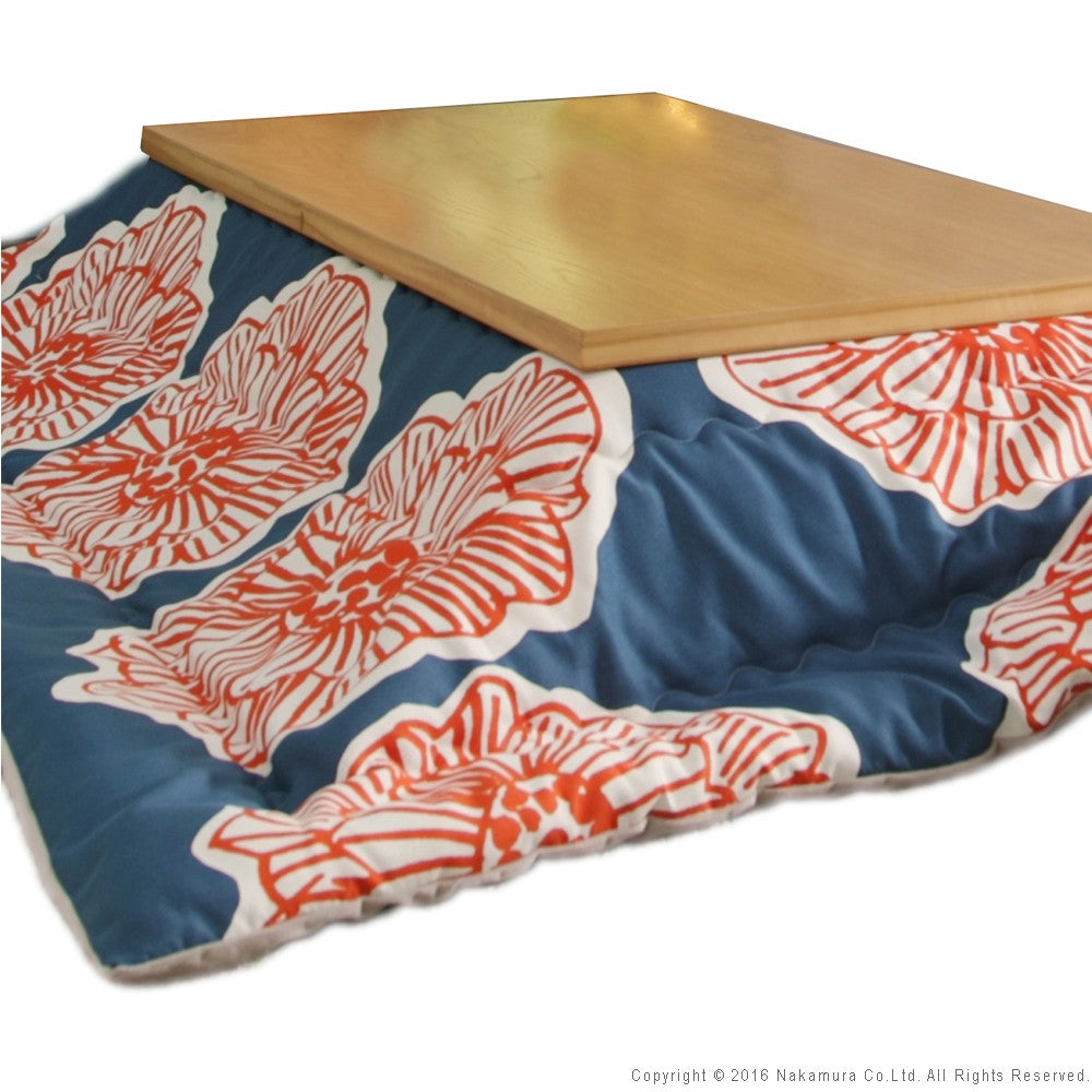 こたつ布団 長方形 大判 日本製厚手カーテン生地の北欧柄こたつ布団 245x205cm おしゃれ 洗える 掛け布団 北欧デザイン 日本製 リモート 在宅