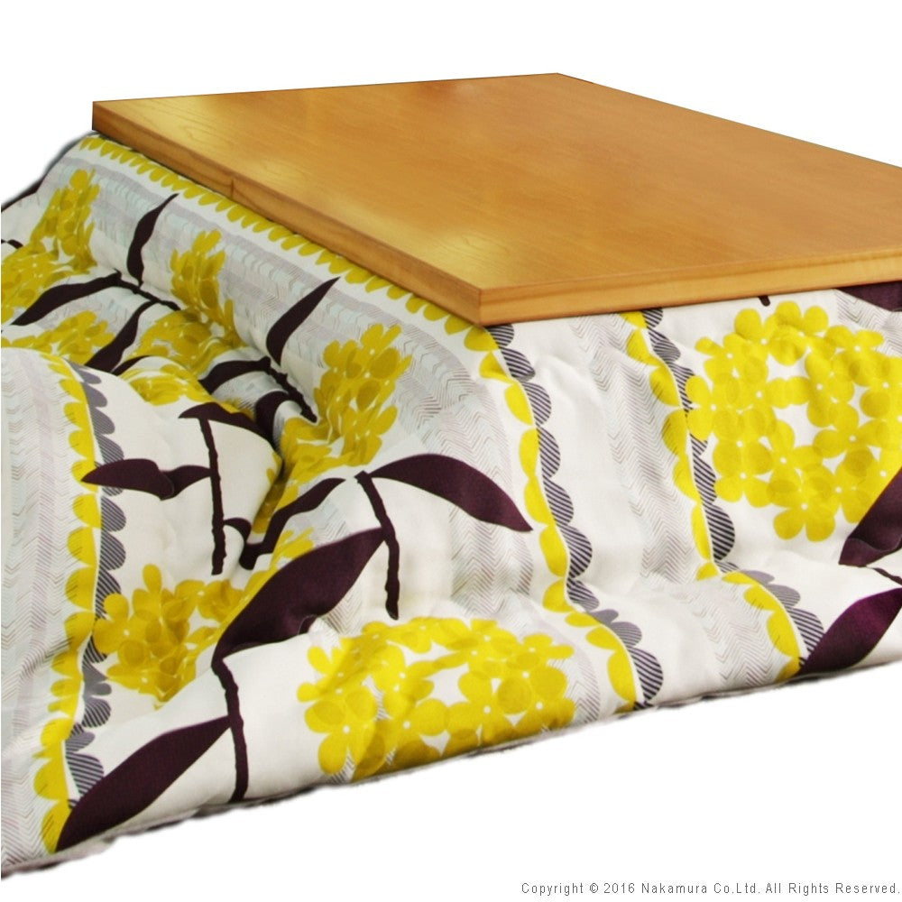 こたつ布団 長方形 大判 日本製厚手カーテン生地の北欧柄こたつ布団 285x205cm おしゃれ 洗える 掛け布団 北欧デザイン 日本製 リモート 在宅