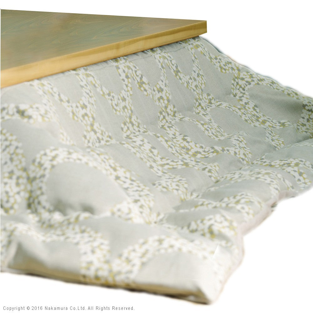 こたつ布団 長方形 大判 日本製厚手カーテン生地の北欧柄こたつ布団 315x205cm おしゃれ 洗える 掛け布団 北欧デザイン 日本製 リモート 在宅