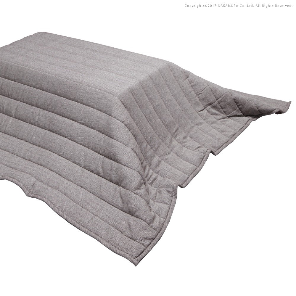 こたつ布団 長方形 ヘリンボーン柄こたつ布団 ボスコ 210x190cm キルティング