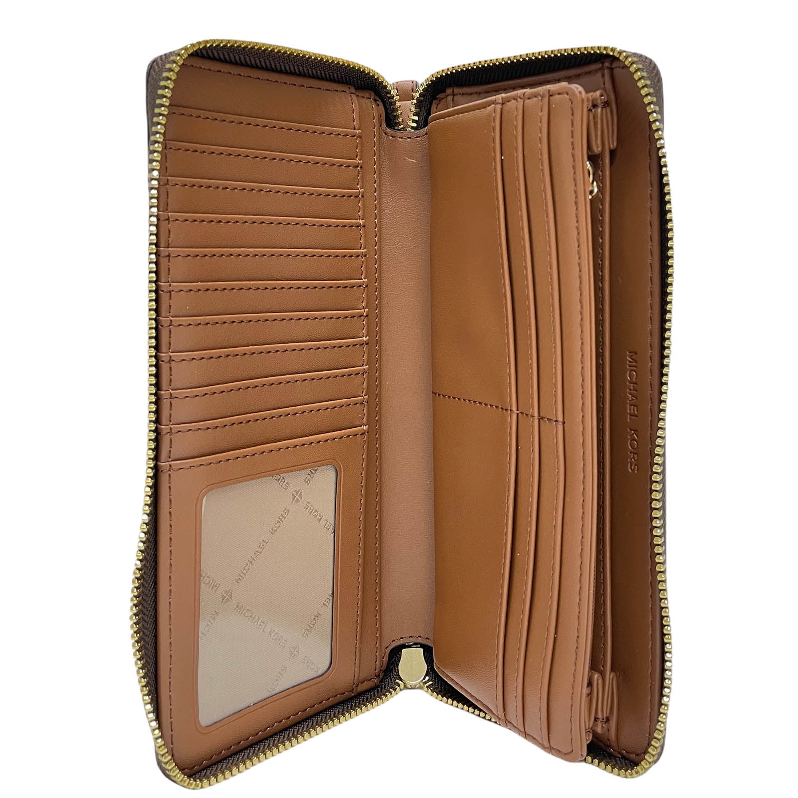 【正規品】 マイケルコース アウトレット 長財布 レディース MICHAEL KORS 35F8GTVT3B BROWN 送料無料