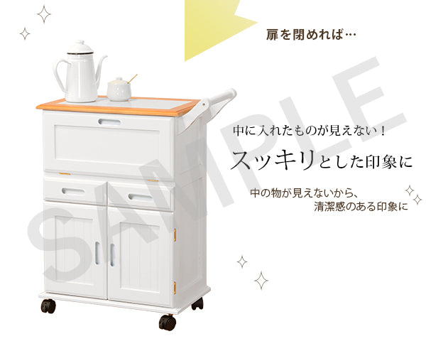 キッチンワゴン ワゴン キッチン収納 熱い キャスター 移動 キッチン 天板 タイル やかん おしゃれ 北欧