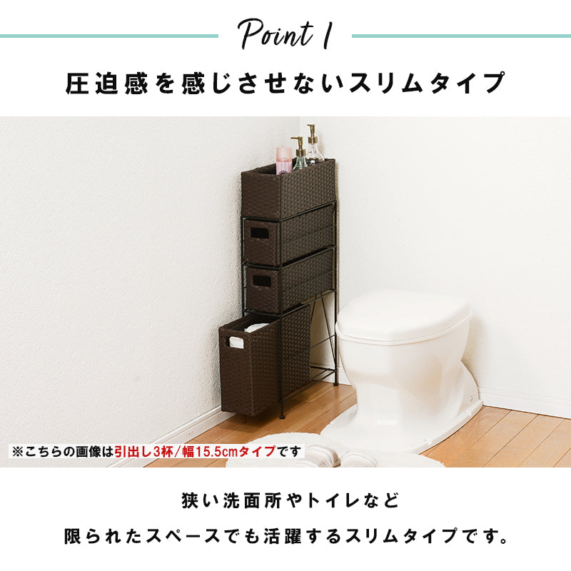 ランドリー 収納家具 チェスト 収納 通気 引出し 水回り おしゃれ 北欧 シンプル モダン コンパクト スリム