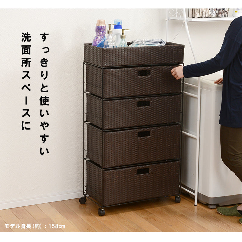 ランドリー 収納家具 チェスト 収納 通気 引出し 水回り おしゃれ 北欧 シンプル モダン コンパクト スリム