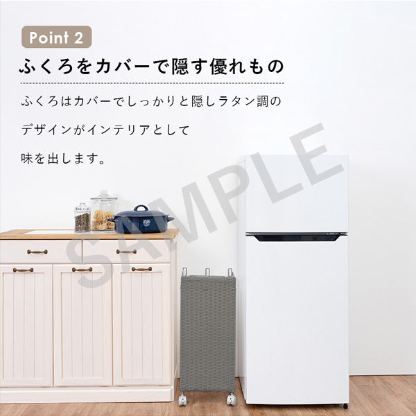 分別ごみ箱ラック キッチン収納 ダストボックス ビニール袋 ダストワゴン ビニール 分別 ダスト ワゴン 樹脂