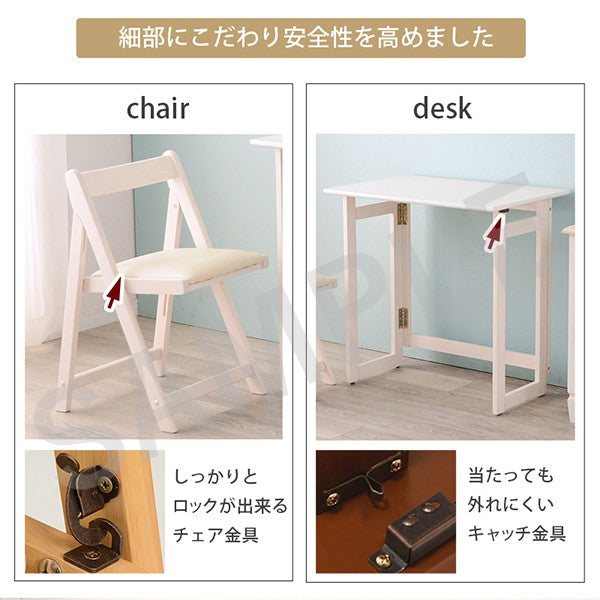 折りたたみデスク チェア テーブル デスクテーブル チェアセット 収納 持ち運び 便利 デスク セット おしゃれ