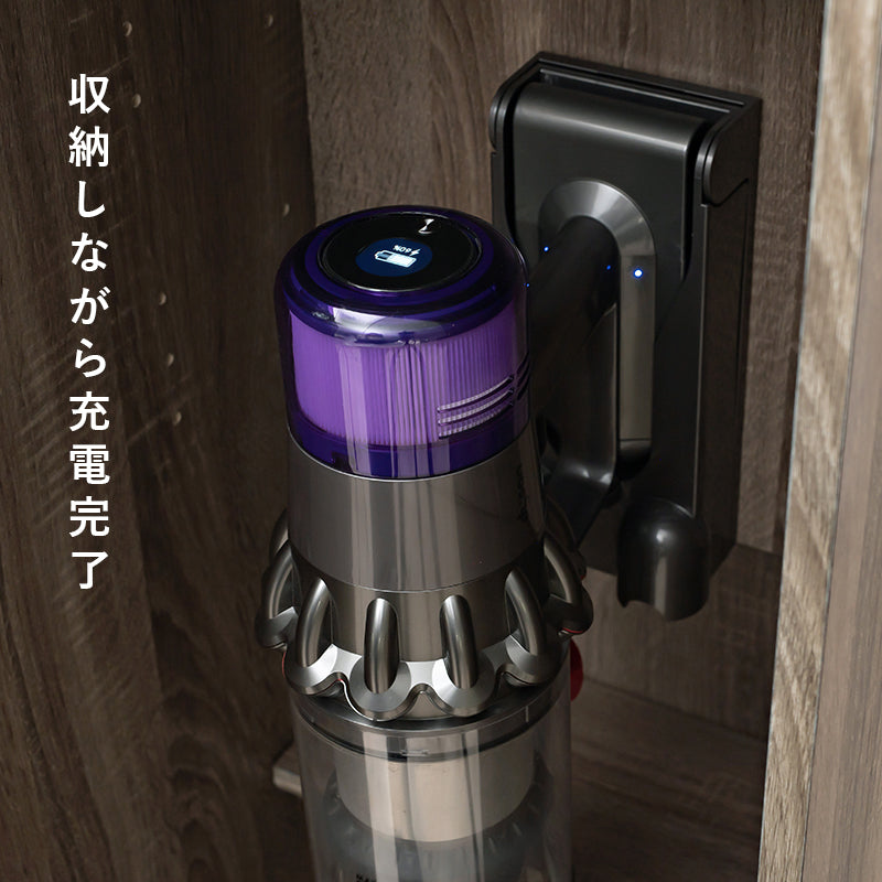 掃除機収納庫 収納家具 ラック 本棚 収納 掃除 掃除機収納 収納時 背面 コード 充電 おしゃれ 北欧 シンプル