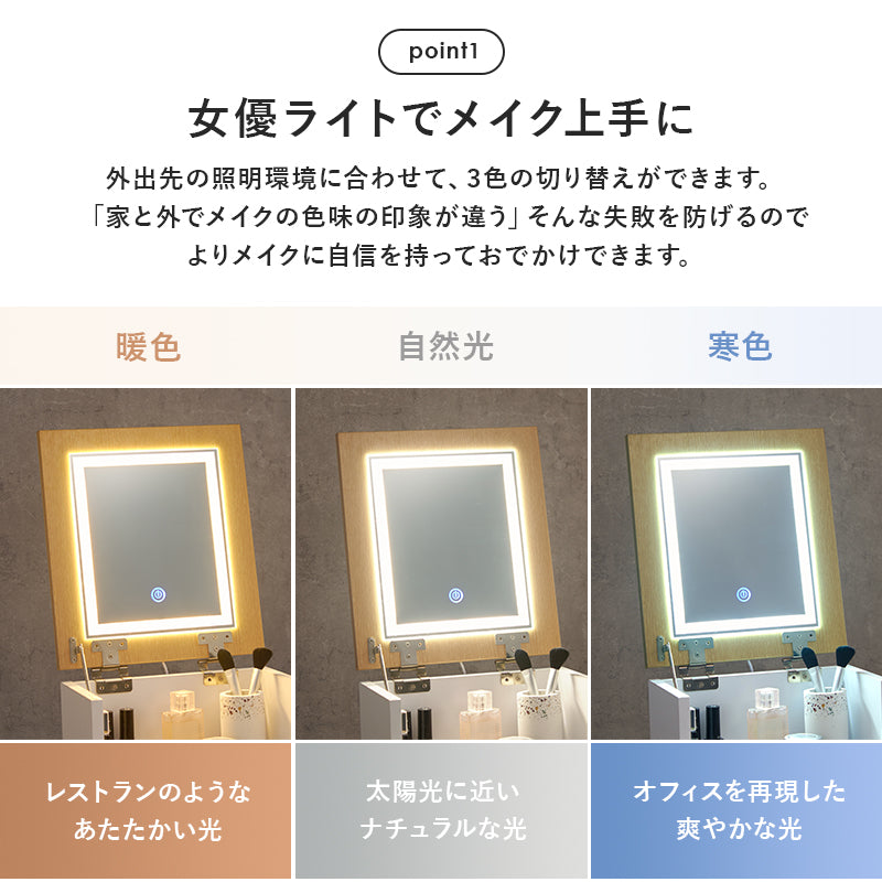 コスメワゴン ドレッサー コスメボックス コンパクト 収納 メイク 容量収納コスメワゴン 普段 リビング 容量