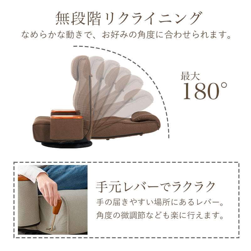 肘付き回転座椅子 椅子 チェア 座椅子 回転 ハイバック ポケットコイル ハイ バック 背もたれ 座面 ポケット