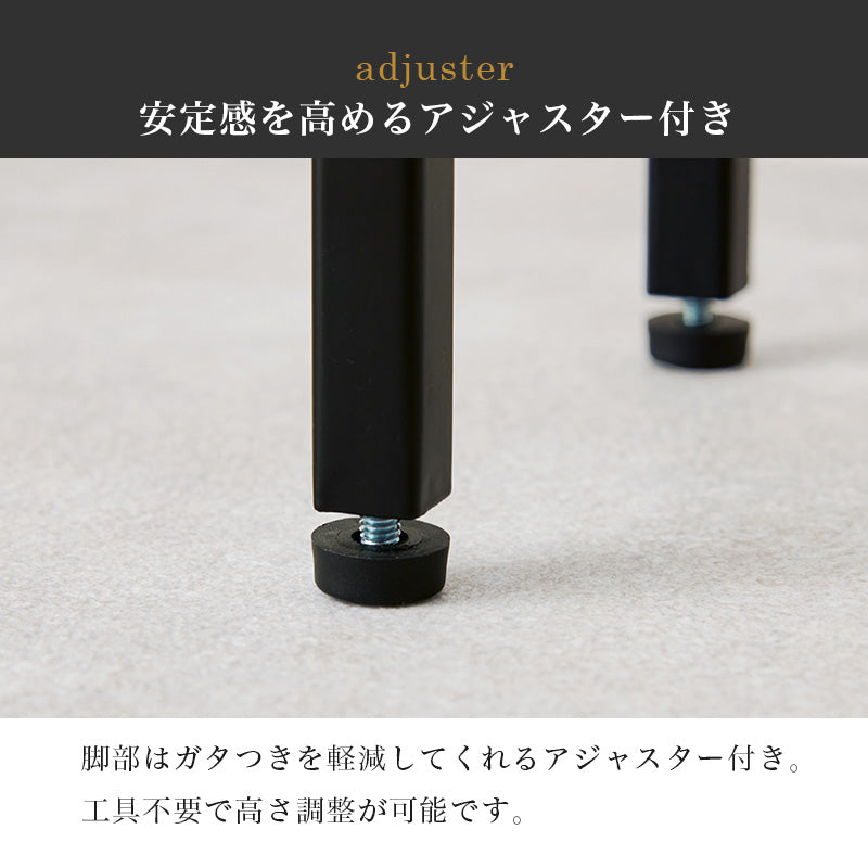 コンソールテーブル デスクテーブル コンクリート柄 リアル 天板 スチール 奥行 おしゃれ 北欧 シンプル