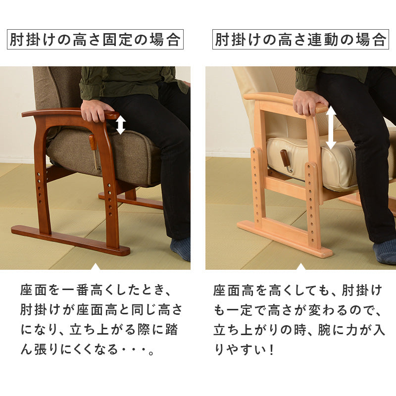 高座椅子 椅子 チェア 座椅子 使用 使用シーン ロータイプ シーン ロー タイプ 高座 張地センター