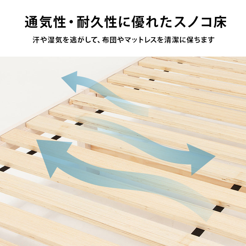 組立簡単 セミダブルベッド ベッド ネジなし ネジ 工具 組立 模様替え 模様 替え 引っ越し 便利 コンセント