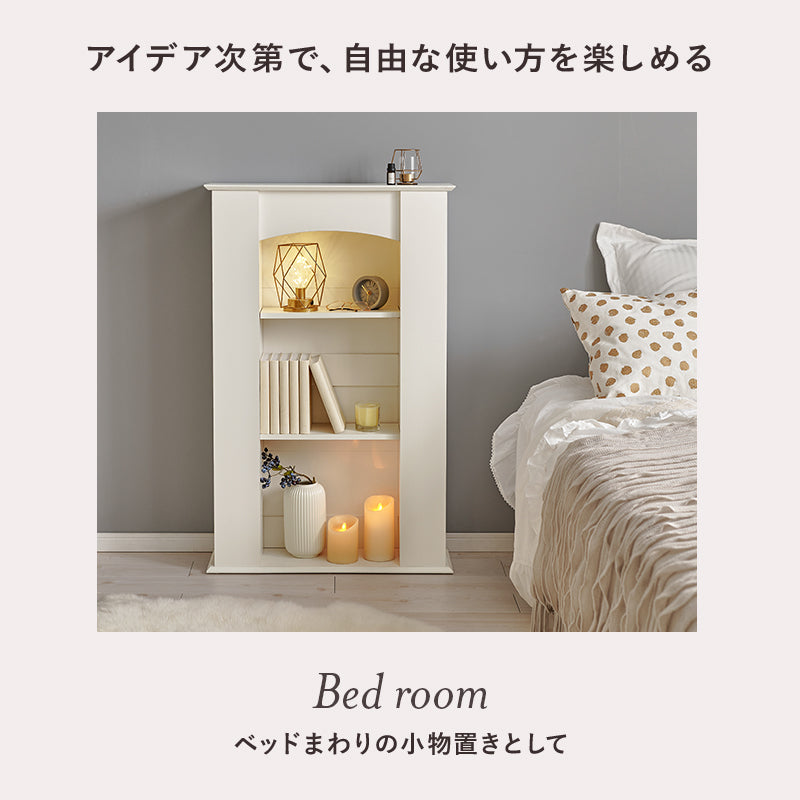 マントルピース 収納家具 キャビネット センスアップ 柱部分 生活感 整理 北欧 おしゃれ シンプル モダン