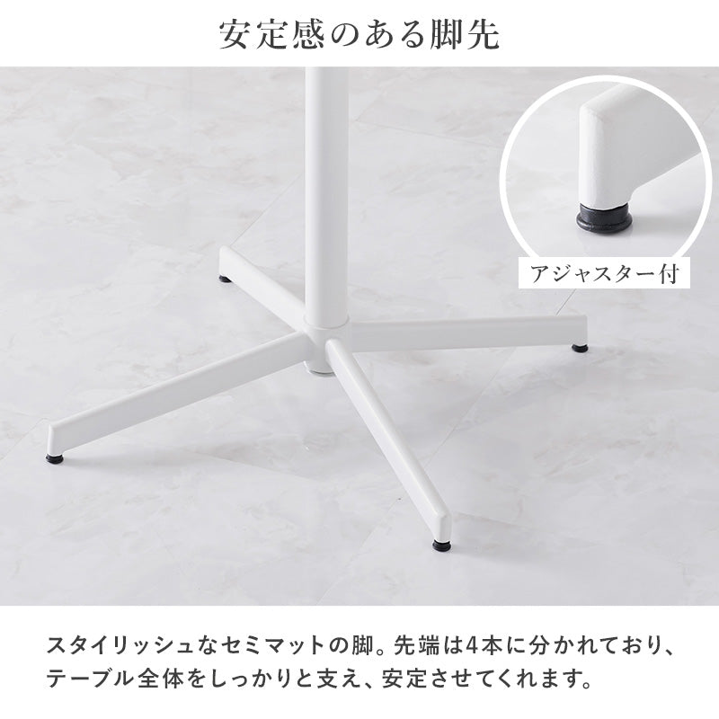テーブル チェア3点セット ダイニング ダイニングテーブル ベロア 生地 チェア カフェテーブル 可愛い リアル