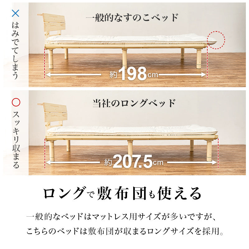 畳セミダブルベッド 天然い草 畳マット すのこベッド 使用 ロングサイズ 敷布 3段階調節 床面 シングル