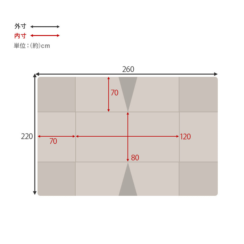 ハイタイプ用うす掛け布団 こたつ こたつ布団 細かい 立体感 ニット柄 立体 ニット 布団 ダイニングタイプ