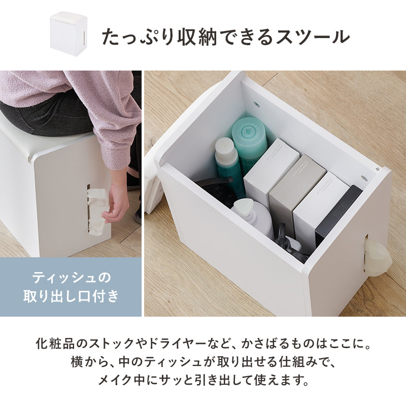 ドレッサー 天板 デスク セット LEDライト ライト メイク ストック 収納 スツール おしゃれ 北欧 コンパクト