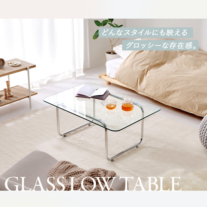 ガラステーブル 組立式 シンプル リビング ダイニング センター ロー 木製 北欧 おしゃれ モダン 一人暮らし 新生活 コンパクト 折りたたみ カフェ風 ナチュラル ホワイト ブラウン 幅広 省スペース 人気 おすすめ インテリア 一人用 大型 贈り物 送料無料