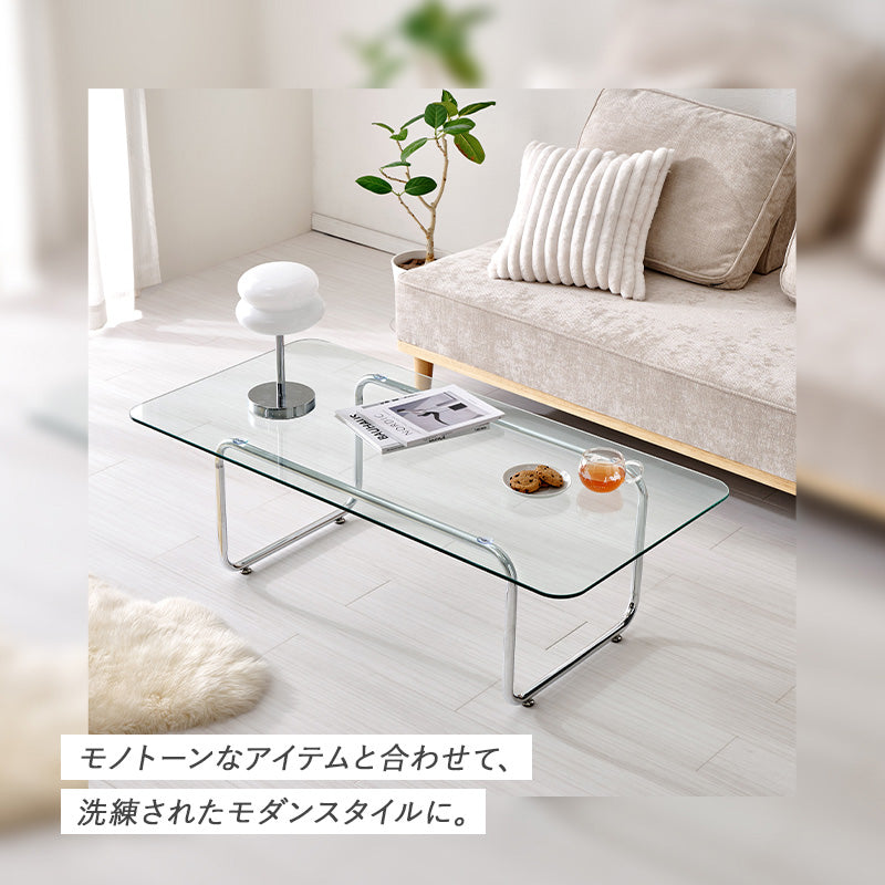 ガラステーブル 組立式 シンプル リビング ダイニング センター ロー 木製 北欧 おしゃれ モダン 一人暮らし 新生活 コンパクト 折りたたみ カフェ風 ナチュラル ホワイト ブラウン 幅広 省スペース 人気 おすすめ インテリア 一人用 大型 贈り物 送料無料