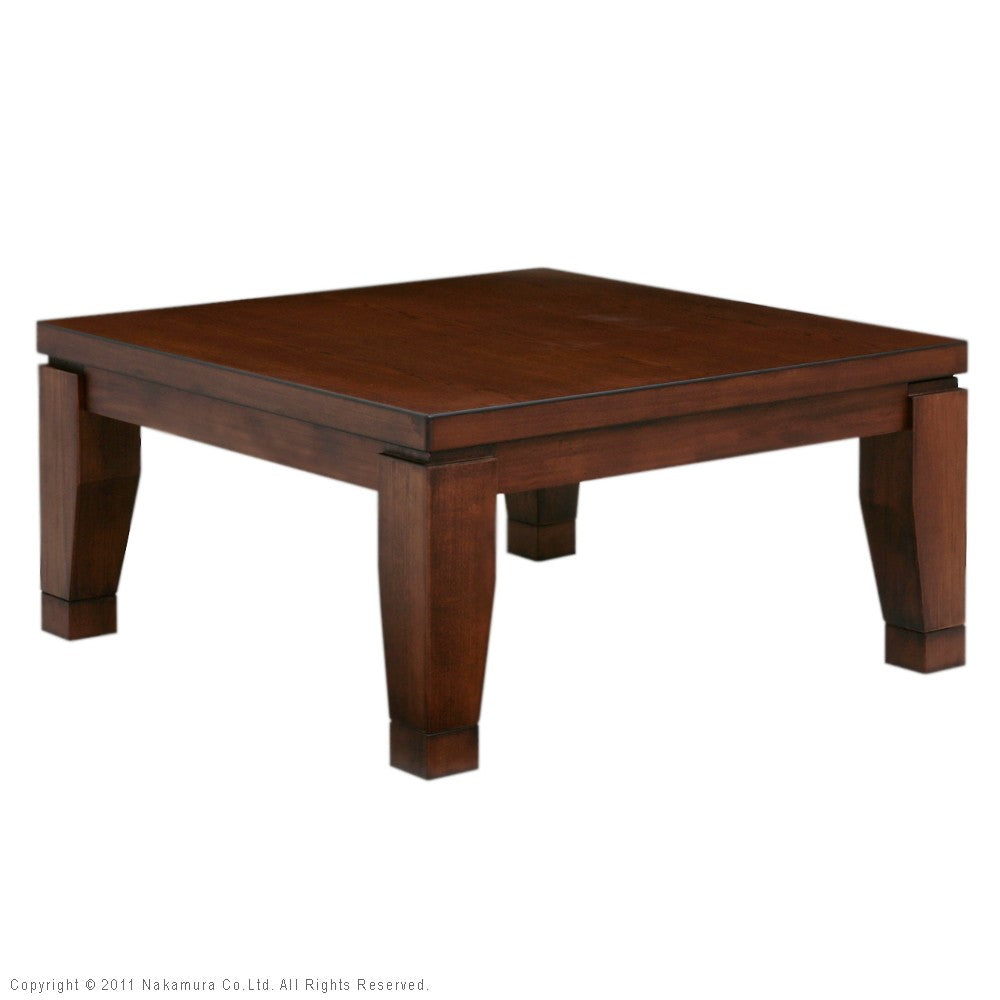 こたつ 正方形 モダンリビング継ぎ脚こたつ 80x80cm 継脚 高さ調整 テーブル ローテーブル 天然木 日本製 リモートワーク 在宅ワーク