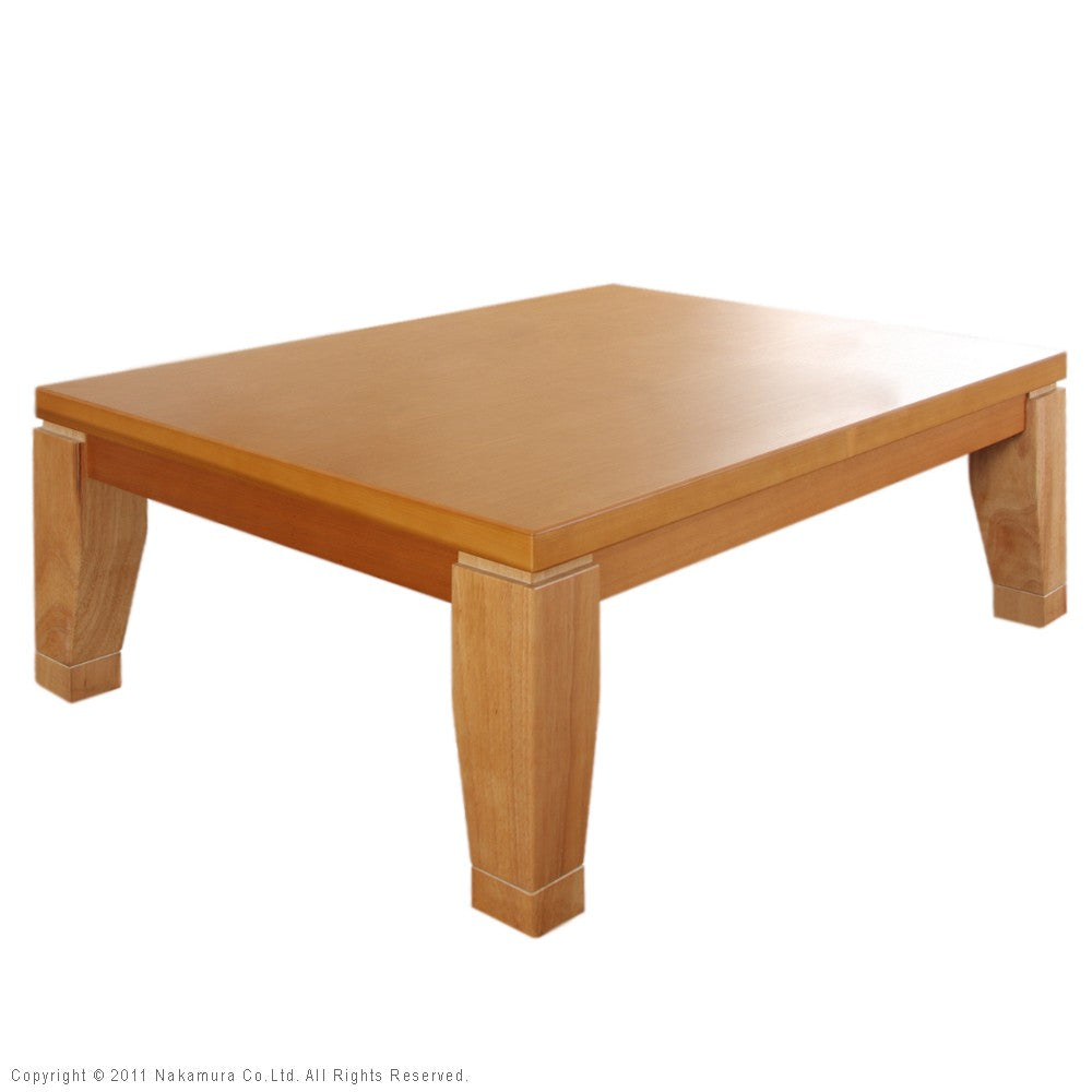 こたつ 長方形 モダンリビング継ぎ脚こたつ 105x75cm 継脚 高さ調整 テーブル ローテーブル 天然木 日本製 リモートワーク 在宅ワーク