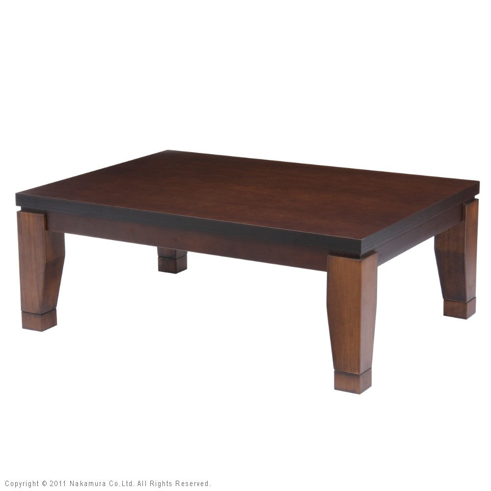 こたつ 長方形 モダンリビング継ぎ脚こたつ 105x75cm 継脚 高さ調整 テーブル ローテーブル 天然木 日本製 リモートワーク 在宅ワーク