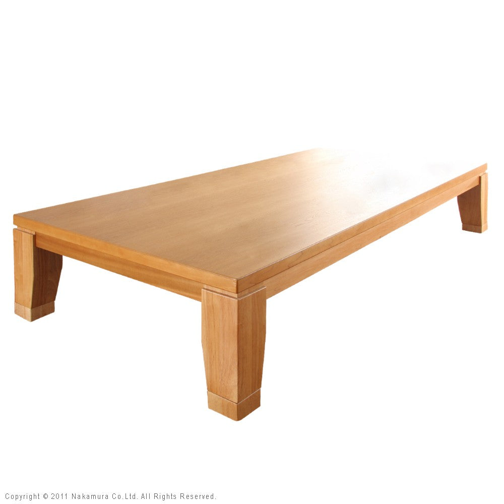 こたつ 長方形 大判サイズ モダンリビング継ぎ脚こたつ 210x100cm 継脚 高さ調整 テーブル ローテーブル 天然木 日本製 リモートワーク 在宅ワーク