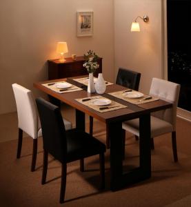 【新商品】組立設置付き ホテルスタイル レザー ダイニング Le Hyatt ル・ハイアット ダイニングテーブル W150 送料無料