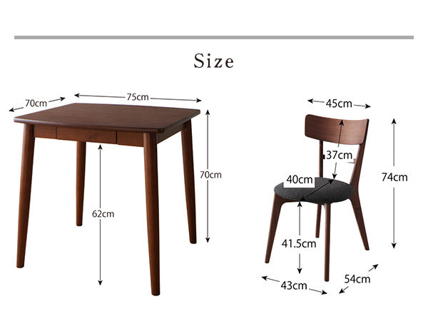 【新商品】組立設置付き モダンデザインダイニング Le qualite ル・クアリテ ダイニングテーブル W75 送料無料