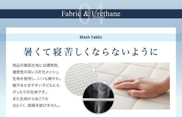 折りたたんで収納できる ポケットコイル入り 快眠 敷布団マットレス 薄型・軽量・高通気 EVA Air エヴァ エアー クイーン レギュラー丈 送料無料