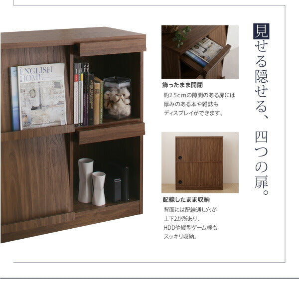 【新商品】リビングボードが選べるテレビ台シリーズ TV-line テレビライン 3点セット(テレビボード+フラップチェスト×2) 幅180 送料無料