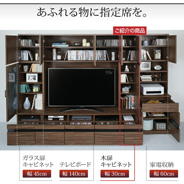 【新商品】ハイタイプテレビボードシリーズ Glass line グラスライン キャビネット 木扉 送料無料