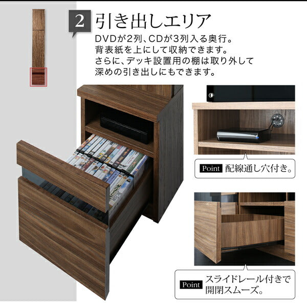 【新商品】ハイタイプテレビボードシリーズ Glass line グラスライン キャビネット 木扉 送料無料