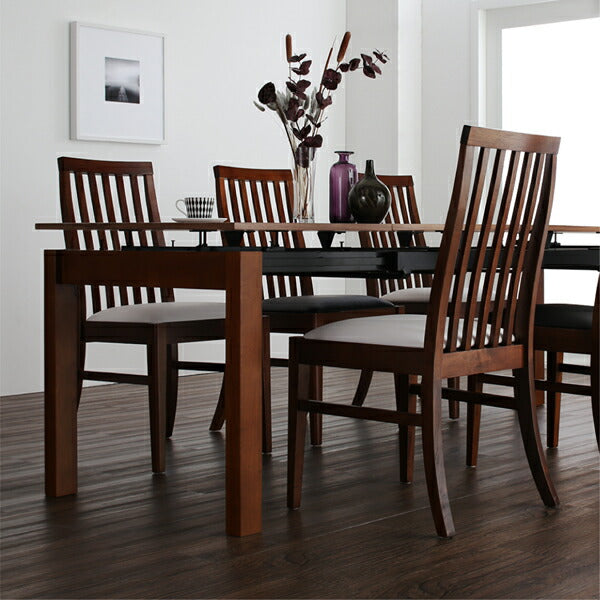 【新商品】天然木ウォールナット材 ハイバックチェア ダイニング Austin オースティン ダイニングテーブル W140-240 送料無料