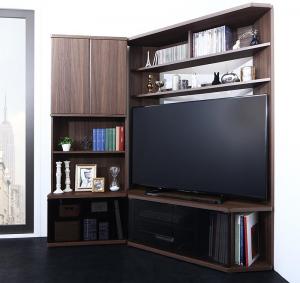 【新商品】ハイタイプコーナーテレビボード ガイド Guide 2点セット(テレビボード+キャビネット) 送料無料