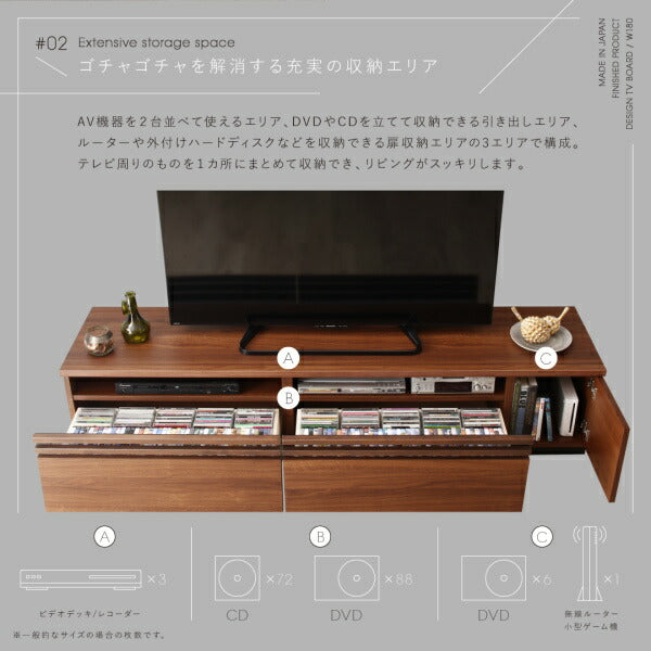 【新商品】国産完成品デザインテレビボード Willy ウィリー 180cm 送料無料 - 【公式】allecore(アレコレ) 家具インテリア・生活雑貨のオンライン通販