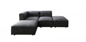 【新商品】レイアウト自由自在 ユニットデザインコーナーソファセット UNONU ウノン ソファ&オットマンセット コンパクトタイプ 3P 送料無料